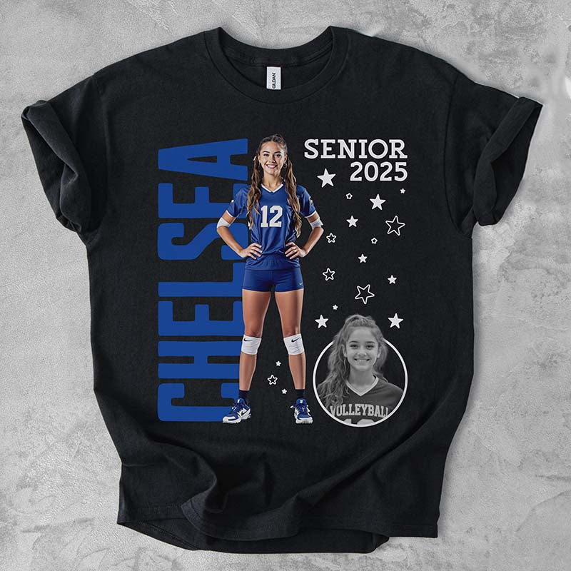 Custom Volleyball Senior T-Shirt