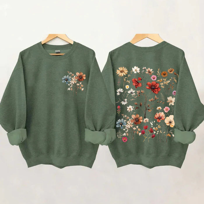 Vintage Wildflower Natural Lover Sweatshirt