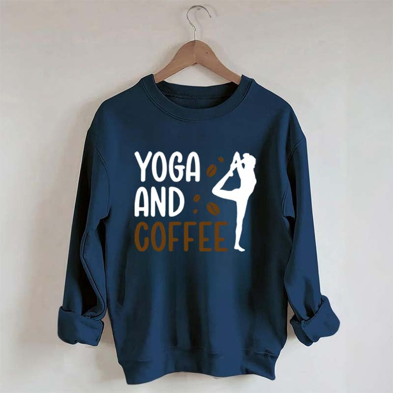 Yoga And Coffee Sweatshirt