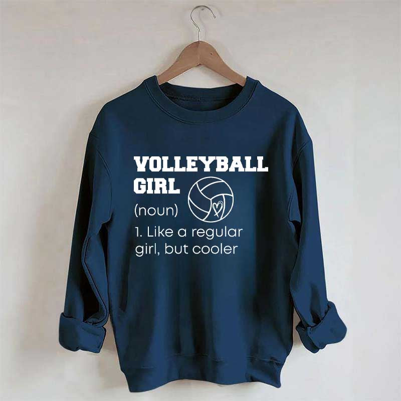 Volleyball Girl Explanation Sweatshirt
