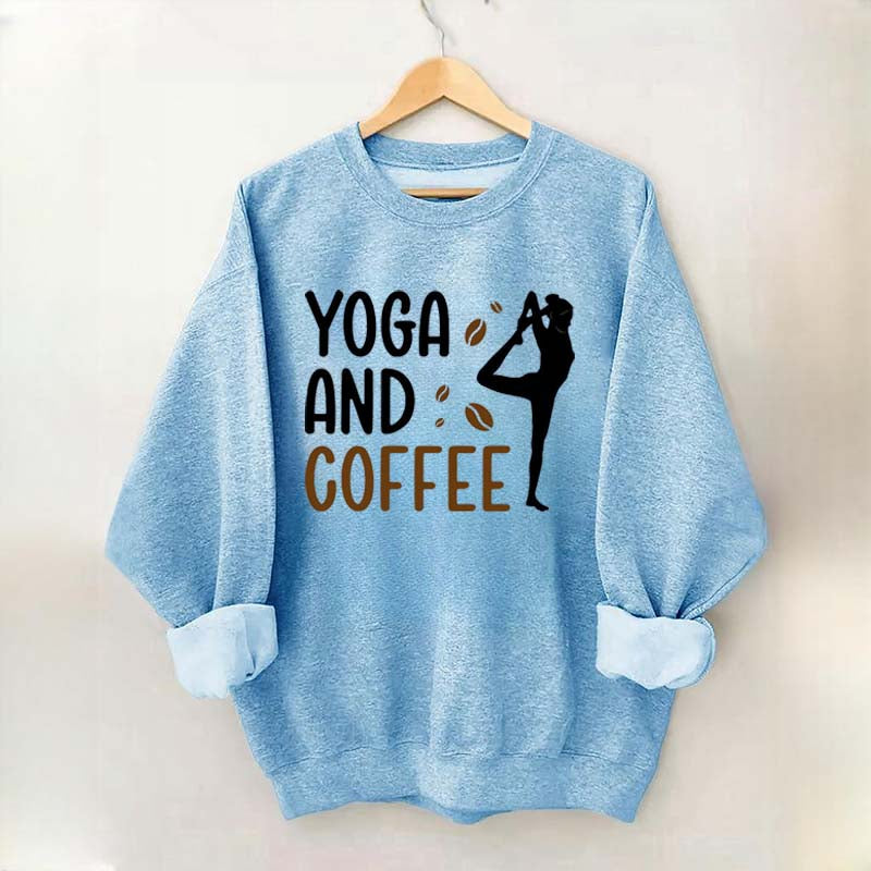 Yoga And Coffee Sweatshirt