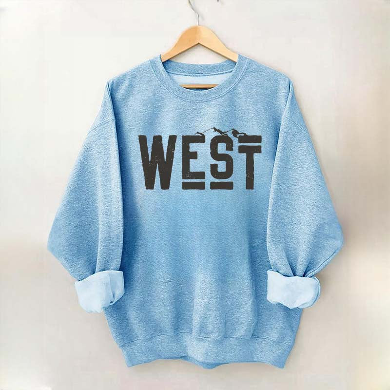 Ski Mountain Snowboard Sweatshirt
