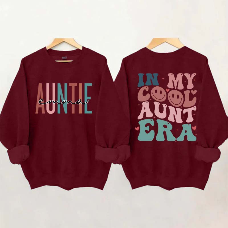 Custom In My Cool Aunt Era Sweatshirt