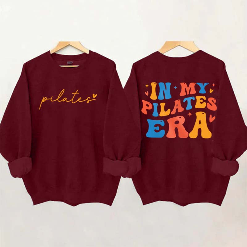 Pilates Era Workout Lover Sweatshrit
