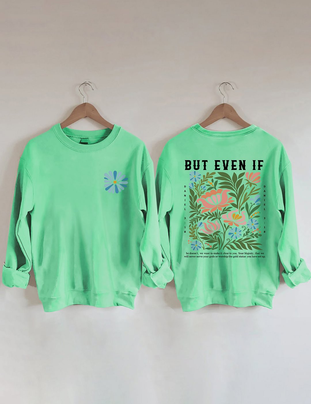 Aber auch wenn Boho Christian Sweatshirt