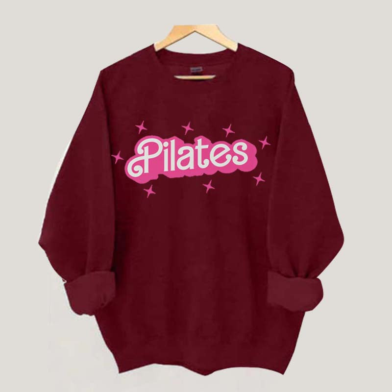 Funny Pink Pilates Lover Sweatshirt