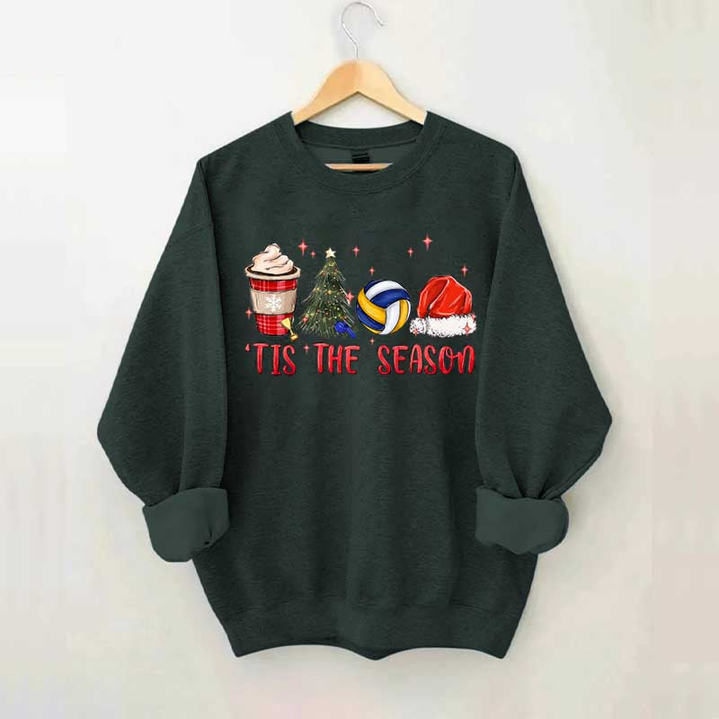 Volleyball Lover Christmas Sweatshirt
