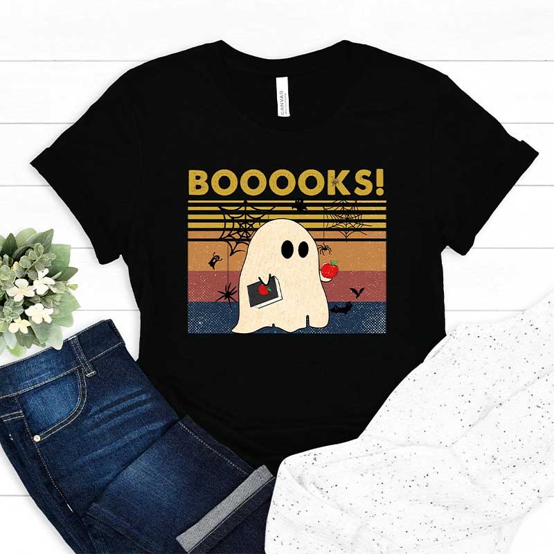 Booook Halloween Reading T-Shirt