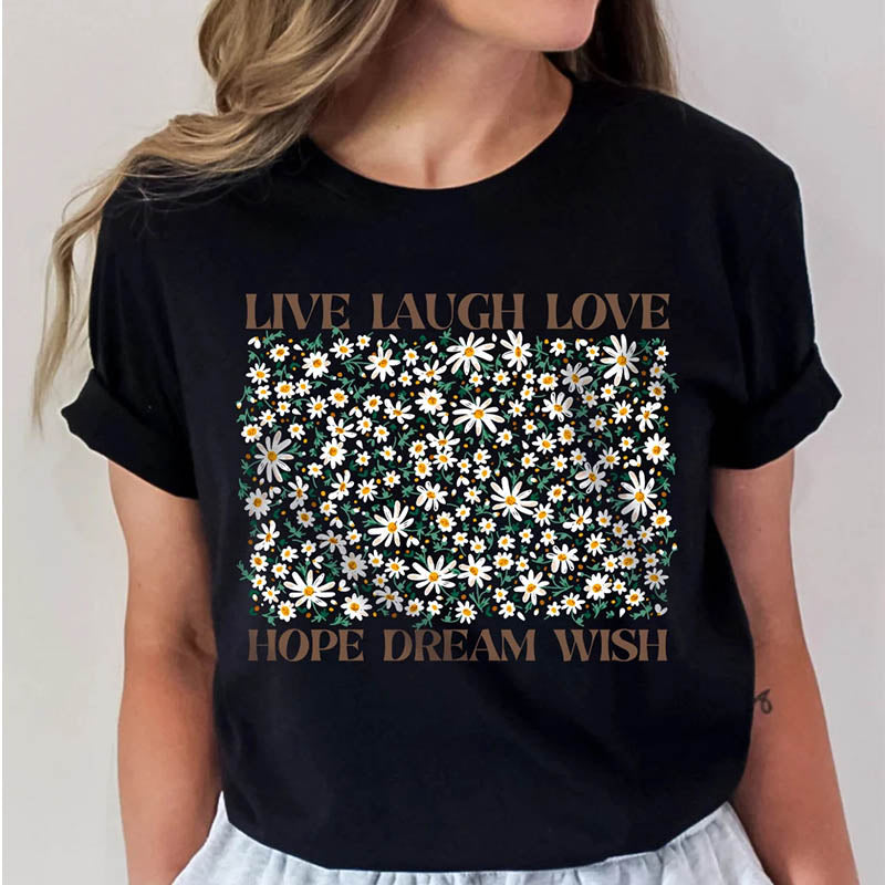 Aesthetic Wildflower Positive T-Shirt