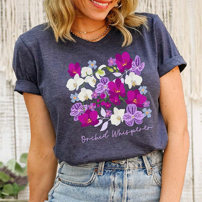 Orchid Whisperer lovers T-Shirt