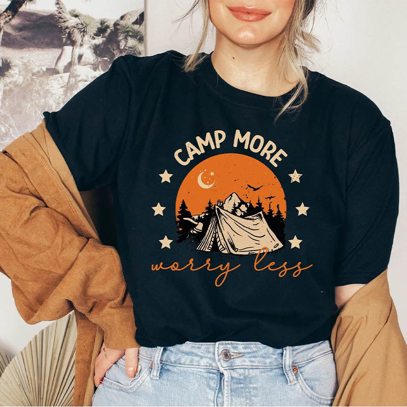 Camp More Worry Less T-Shirt