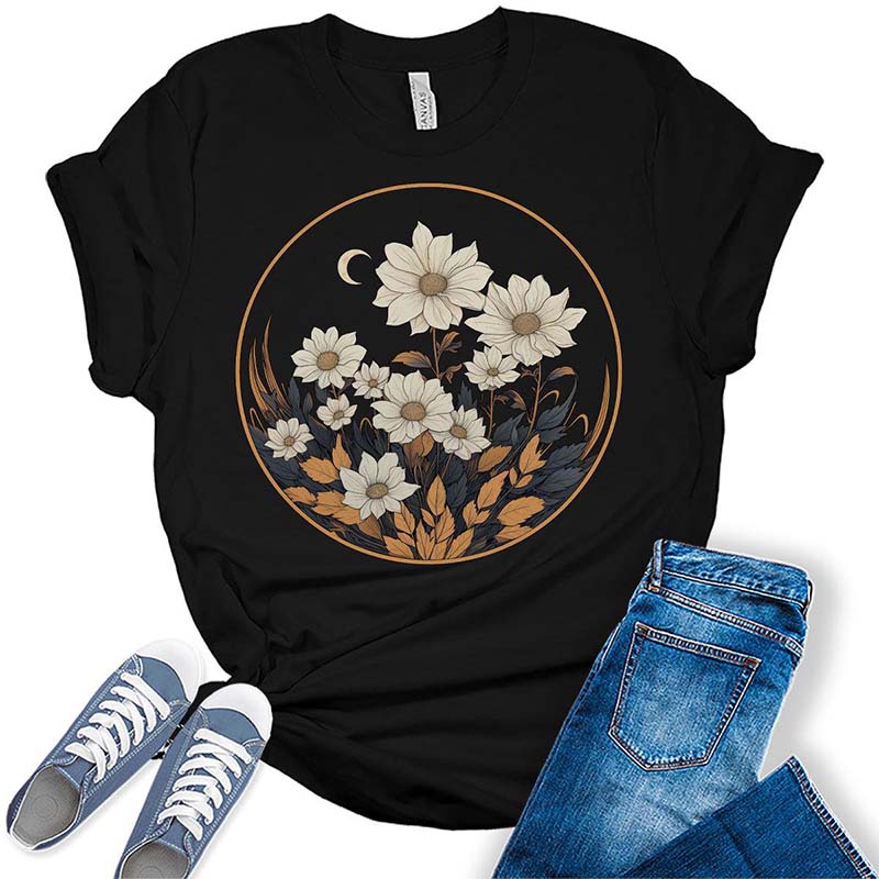 Trendy Summer Spring Floral T-Shirt
