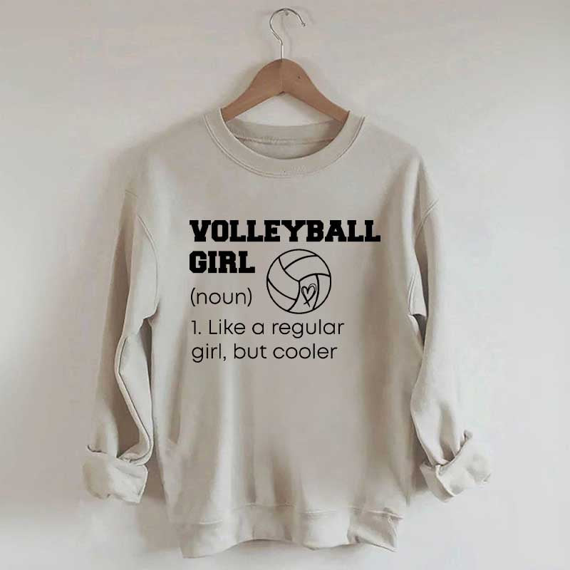 Volleyball Girl Explanation Sweatshirt