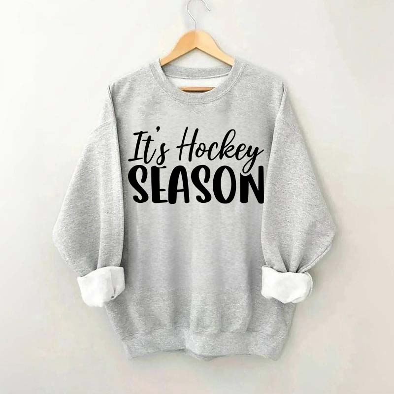 It's Hockey Season Minimalist Sweatshirt