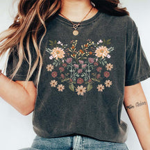 Vintage Style Flowers Botanical T-Shirt