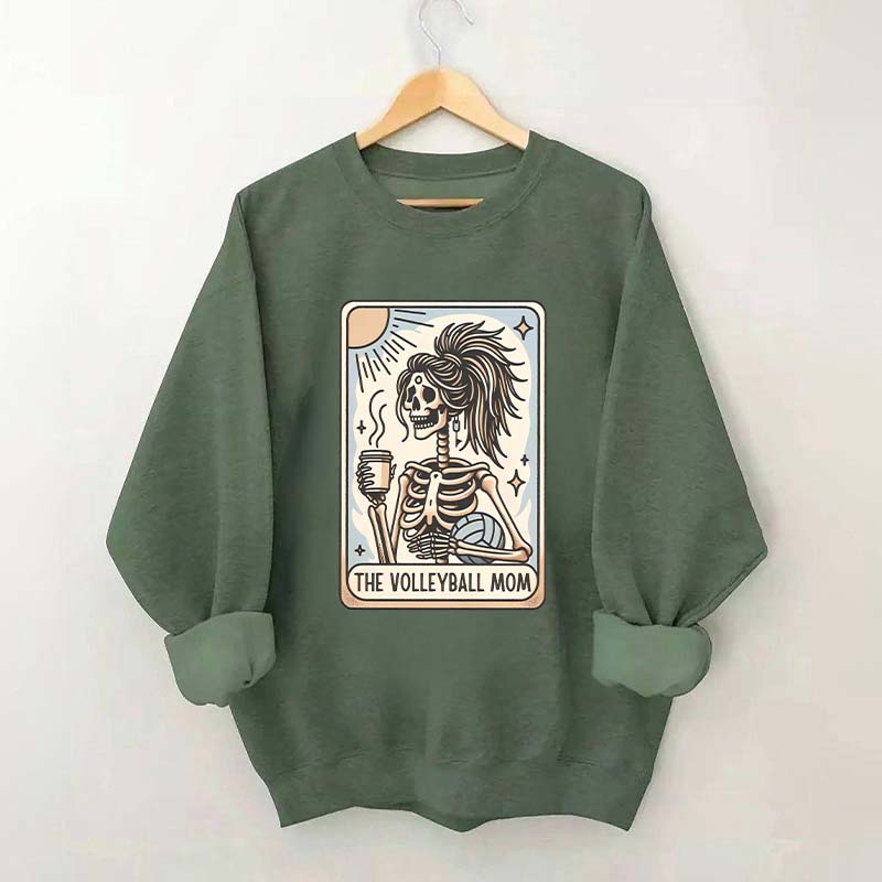 Volleyball Mom Tarot Card Sweatshirt
