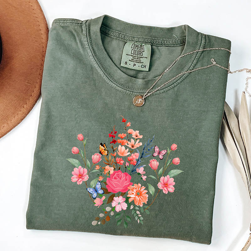 Cute Mothers Day Wildflower T-Shirt