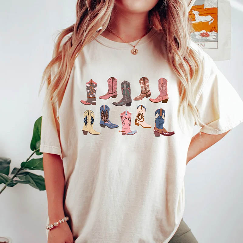 Cowgirl Boots Western T-Shirt