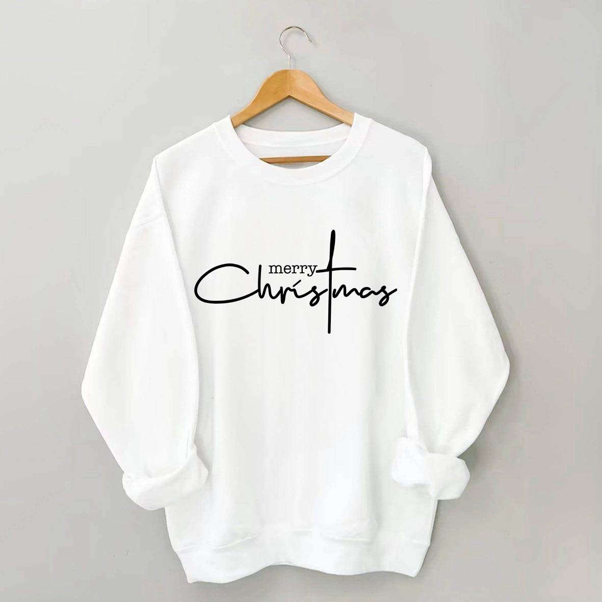 Religious Christmas Cross Sweatshirt