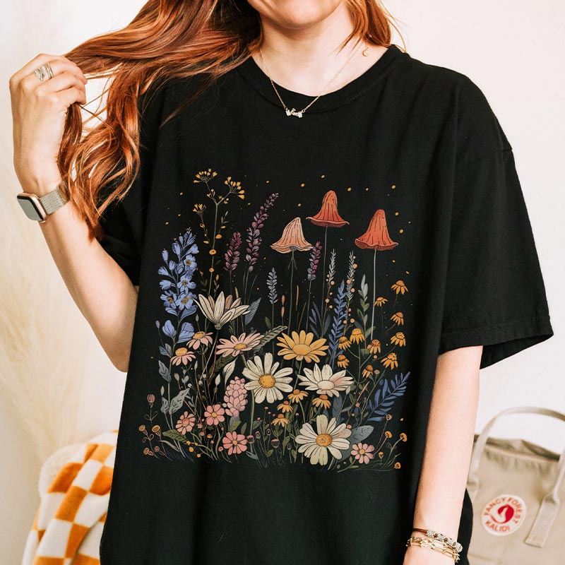 Aesthetic Flower Softstyle T-shirt
