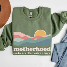 Motherhood New Mama Gift Sweatshirt
