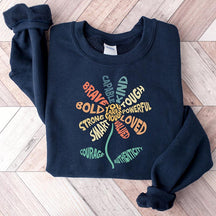 You Are Enough Positive Words Sweatshirt