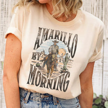 Amarillo By Morning Cowboy T-Shirt