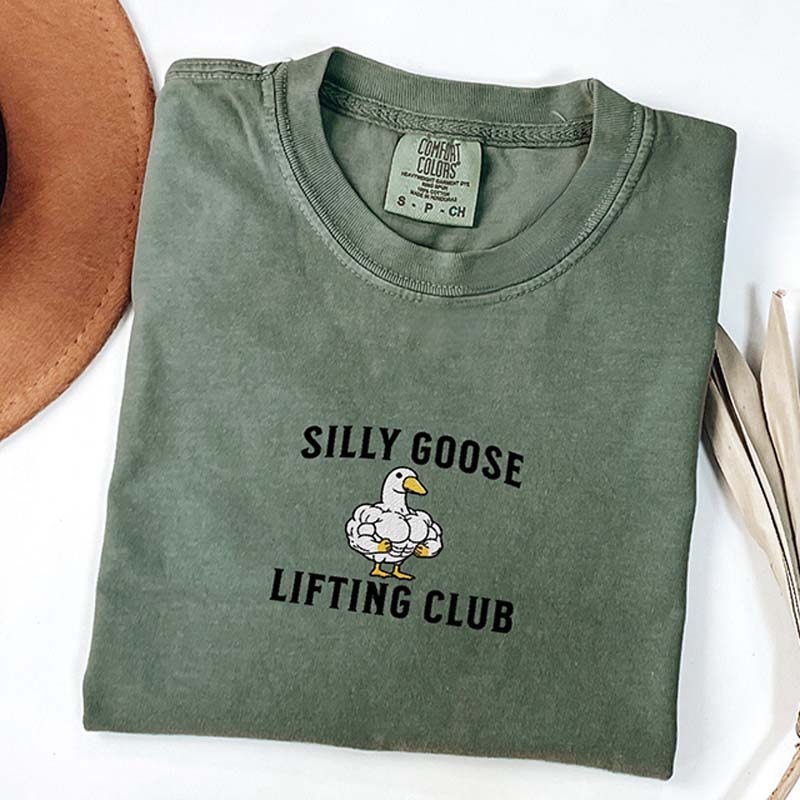 Workout Silly Goose Powerlifting T-Shirt