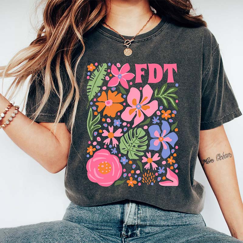 Subtle Anti Trump Protest Flower T-Shirt