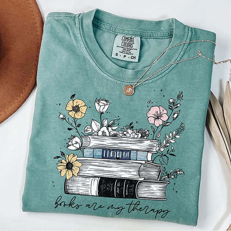 Book Are My Therapy Readers T-Shirt