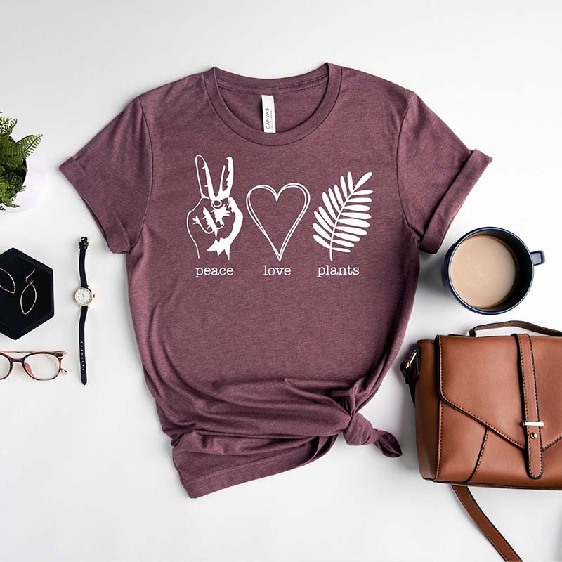 Peace Love Plants T-Shirt