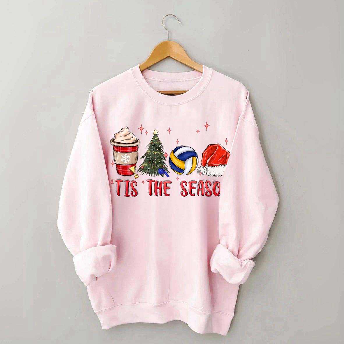 Volleyball Lover Christmas Sweatshirt