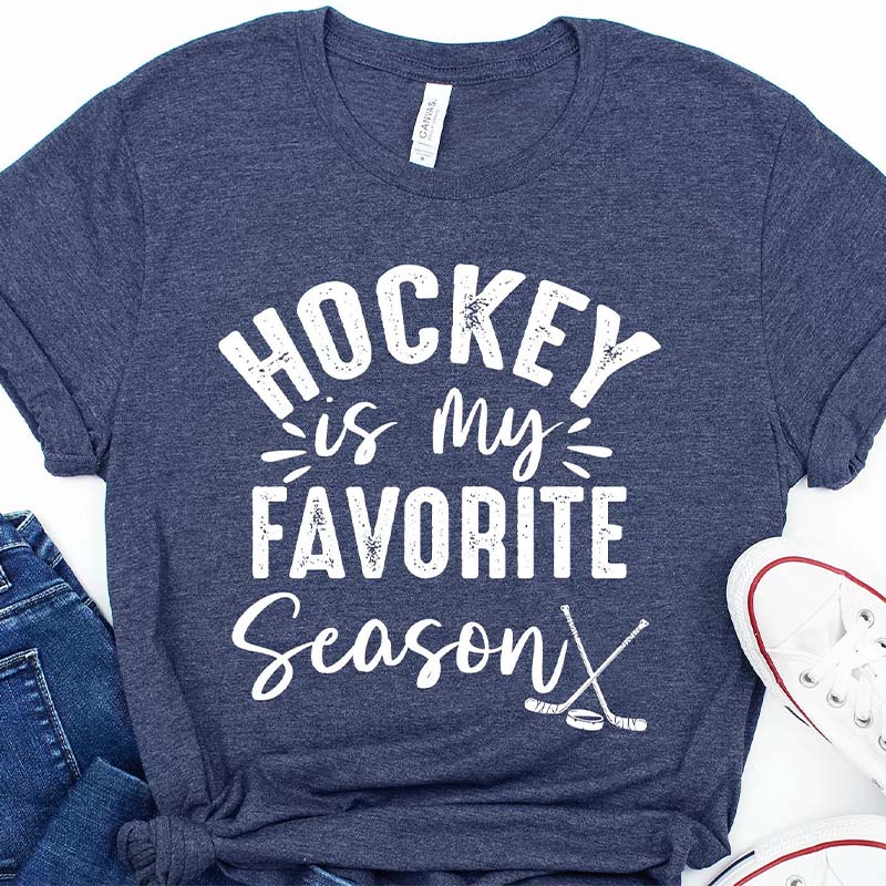 Funny Hockey Is My Favorite Season T-Shirt
