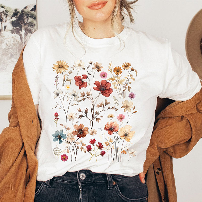 Pressed Flowers Wild T-Shirt