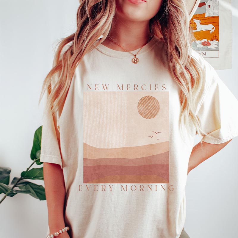New Mercies Faith  Christian T-Shirts