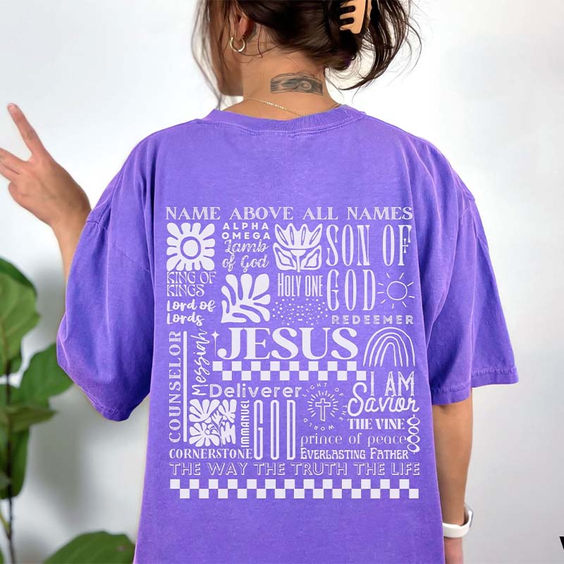 Faith Based Names of Jesus T-Shirt