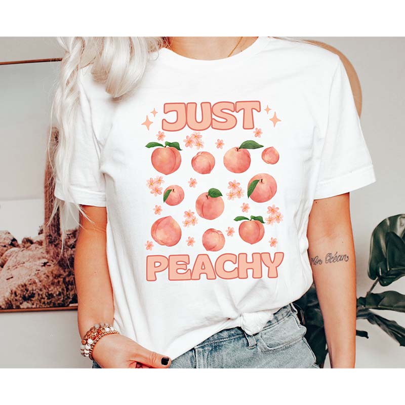 Just Peachy Summer Fruit Peaches T-Shirt