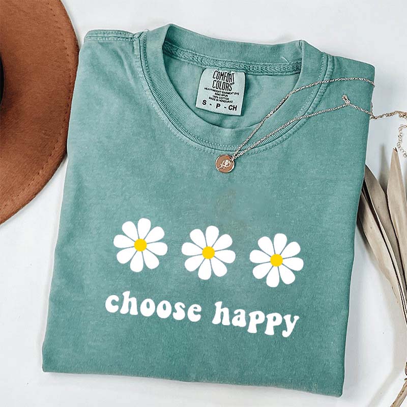 Choose Happy Daisy T-Shirt