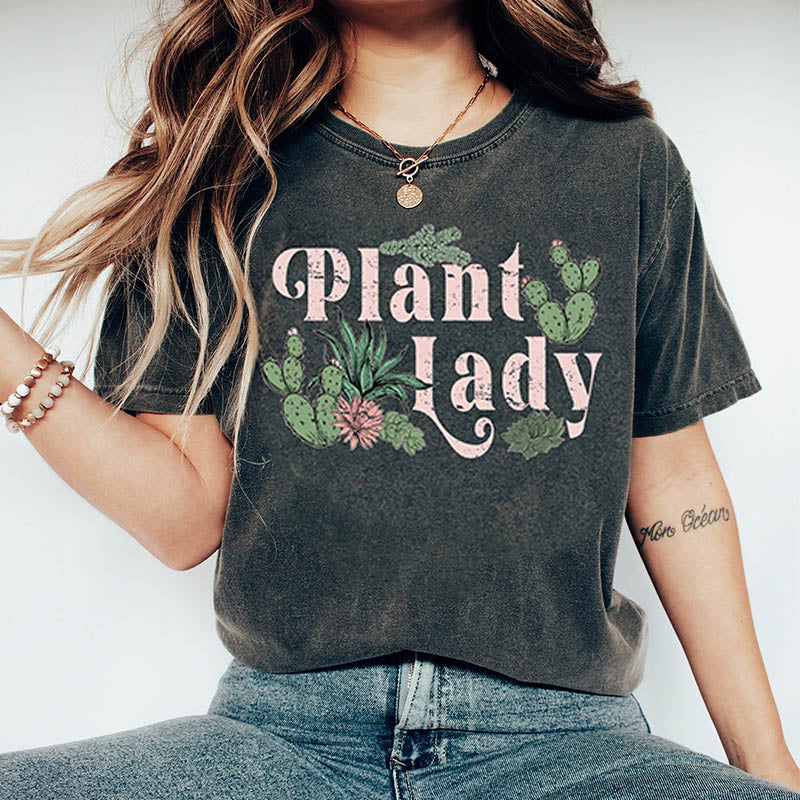 Plant Lady Lover Graphic T-Shirt