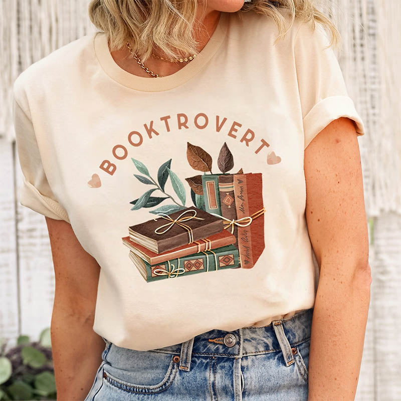 Booktrovert Librarian Teacher Bookish T-Shirt