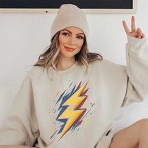 Retro Lightning Bolt Sweatshirt