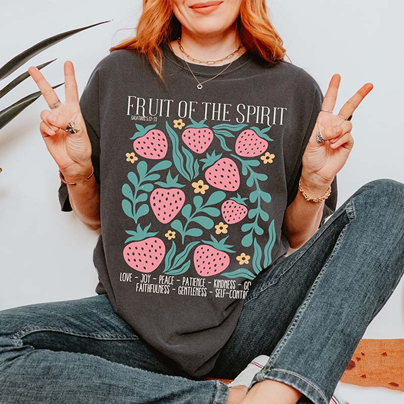 Fruit Of The Spirit Vintage Bible Verse T-Shirt
