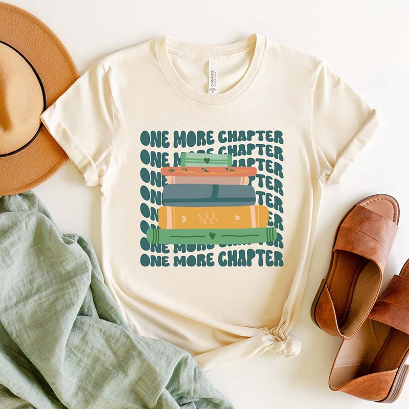 One More Chapter Reading Bookish T-Shirt