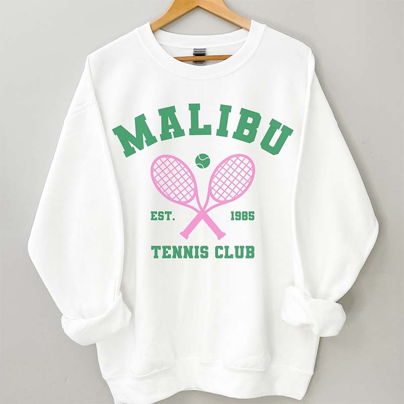 Vintage Malibu Tennis Club Sweatshirt