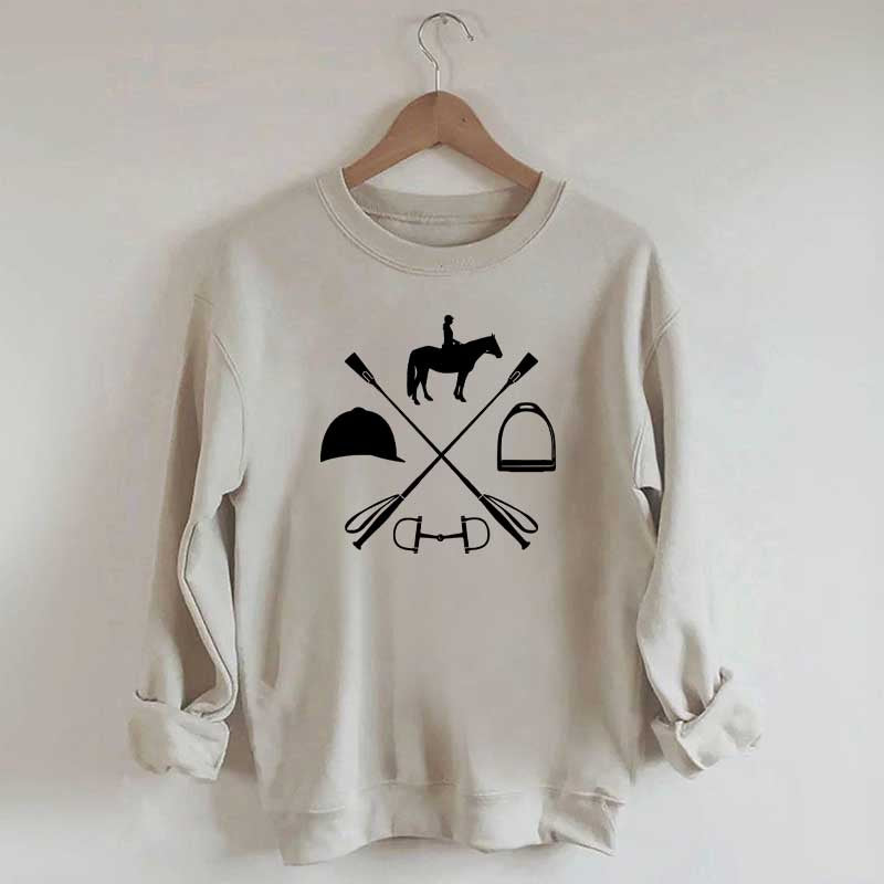 Equestrian Horse Rider Sweatshirt