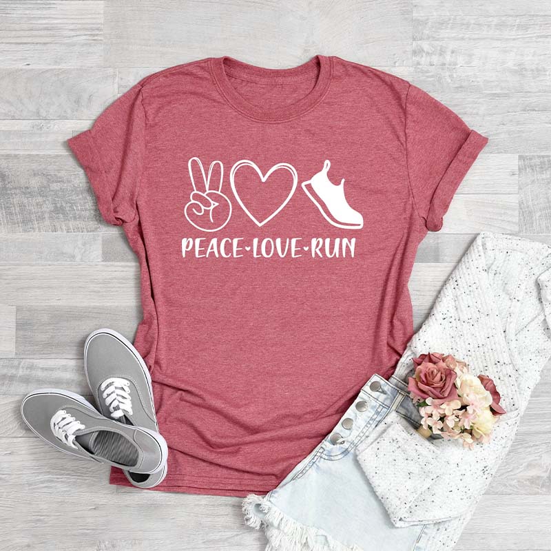 Peace Love Run T-Shirt