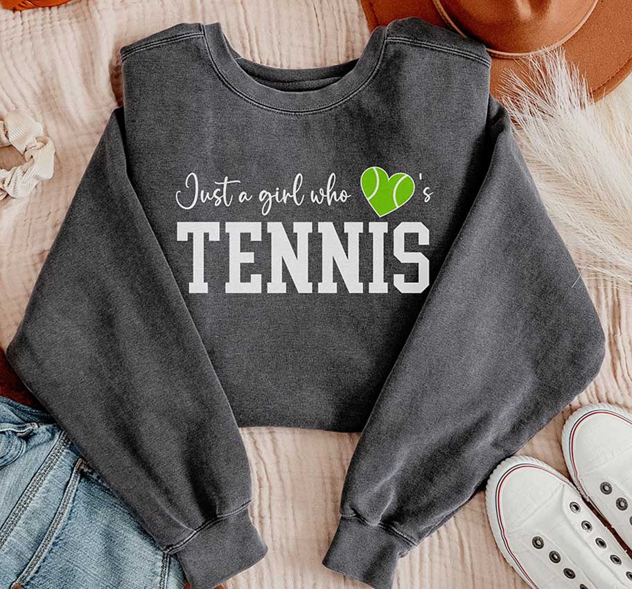 Comfort colors Tennis lover Sweatshirt