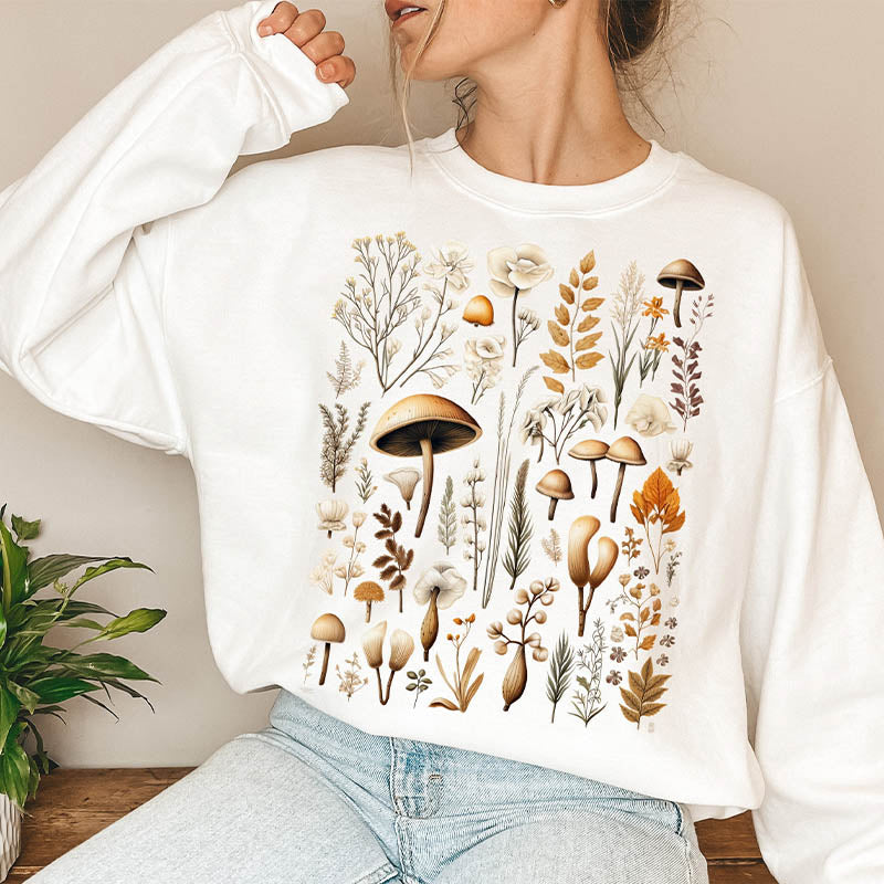 Mushroom Vintage plant Sweatshirt