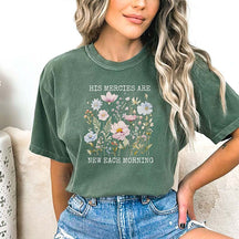 Retro Floral Religious Faith T-Shirt