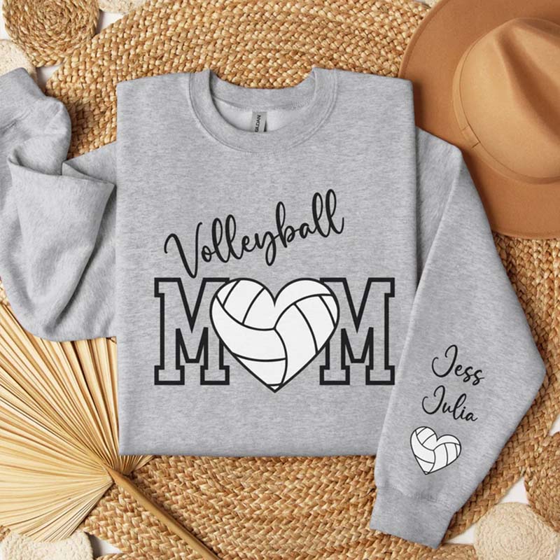 Customized Volleyball Mom Sweatshirt